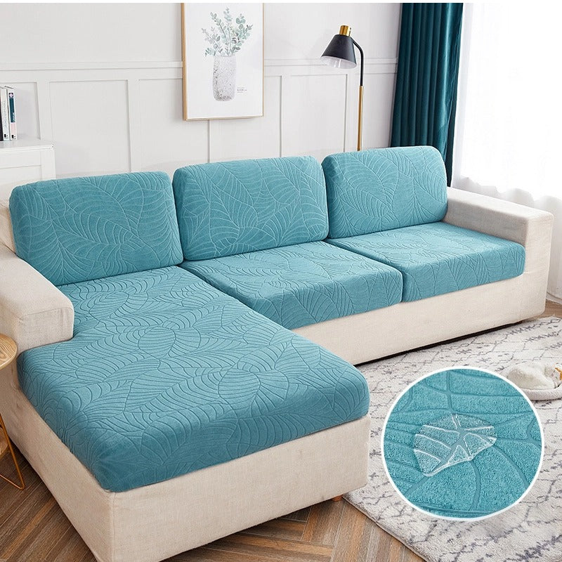 Jacquard Elastic Sofa Cover Water Resistant Removable Furniture Protector Perfect for Pets and Kids - Image 9
