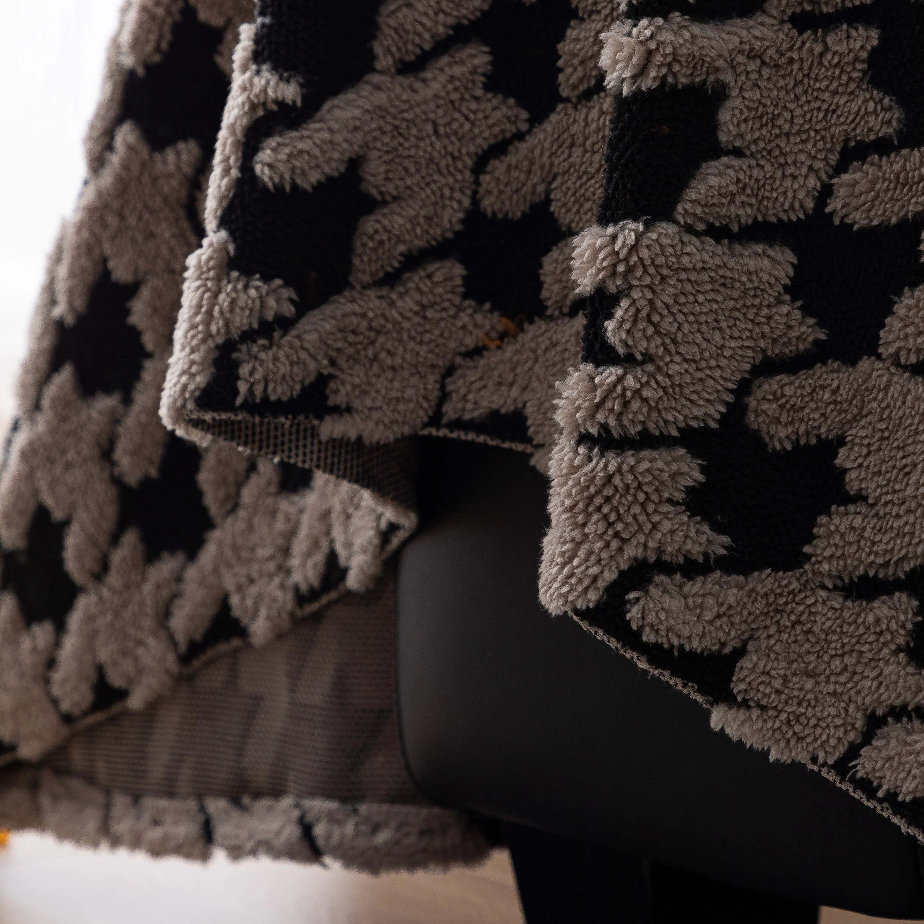 Jacquard Fleece Houndstooth Warm Cozy Couch Cover Blanket Decorative Throws for Sofas - Image 128