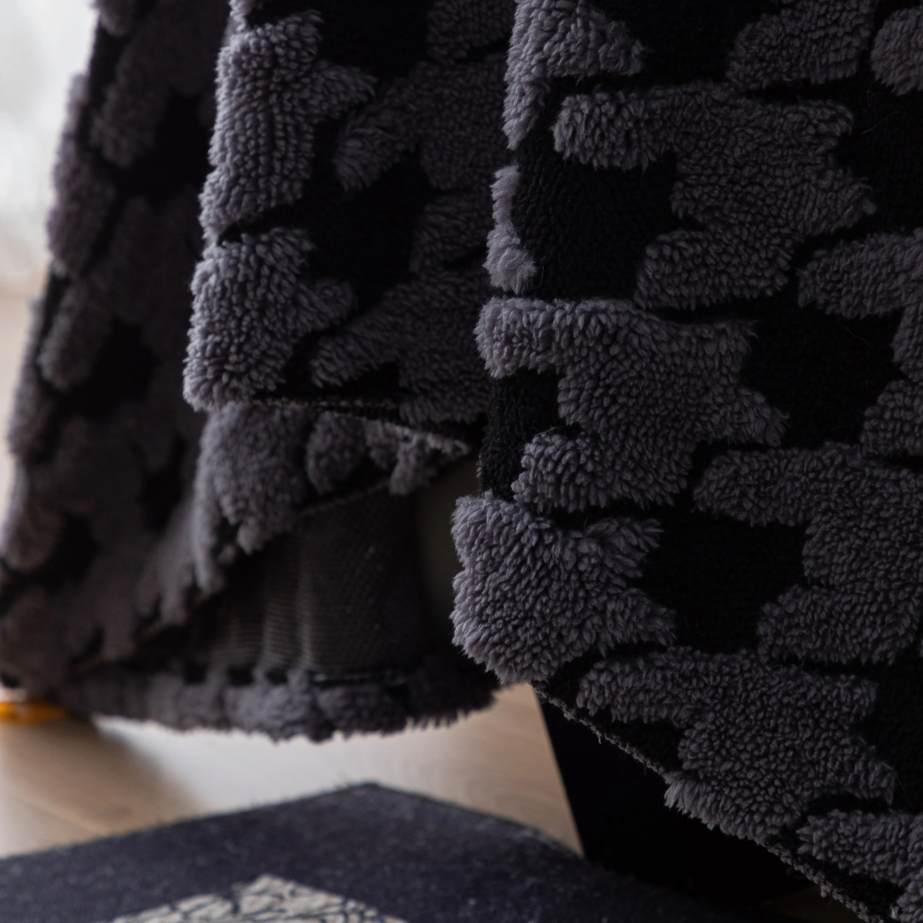 Jacquard Fleece Houndstooth Warm Cozy Couch Cover Blanket Decorative Throws for Sofas - Image 28