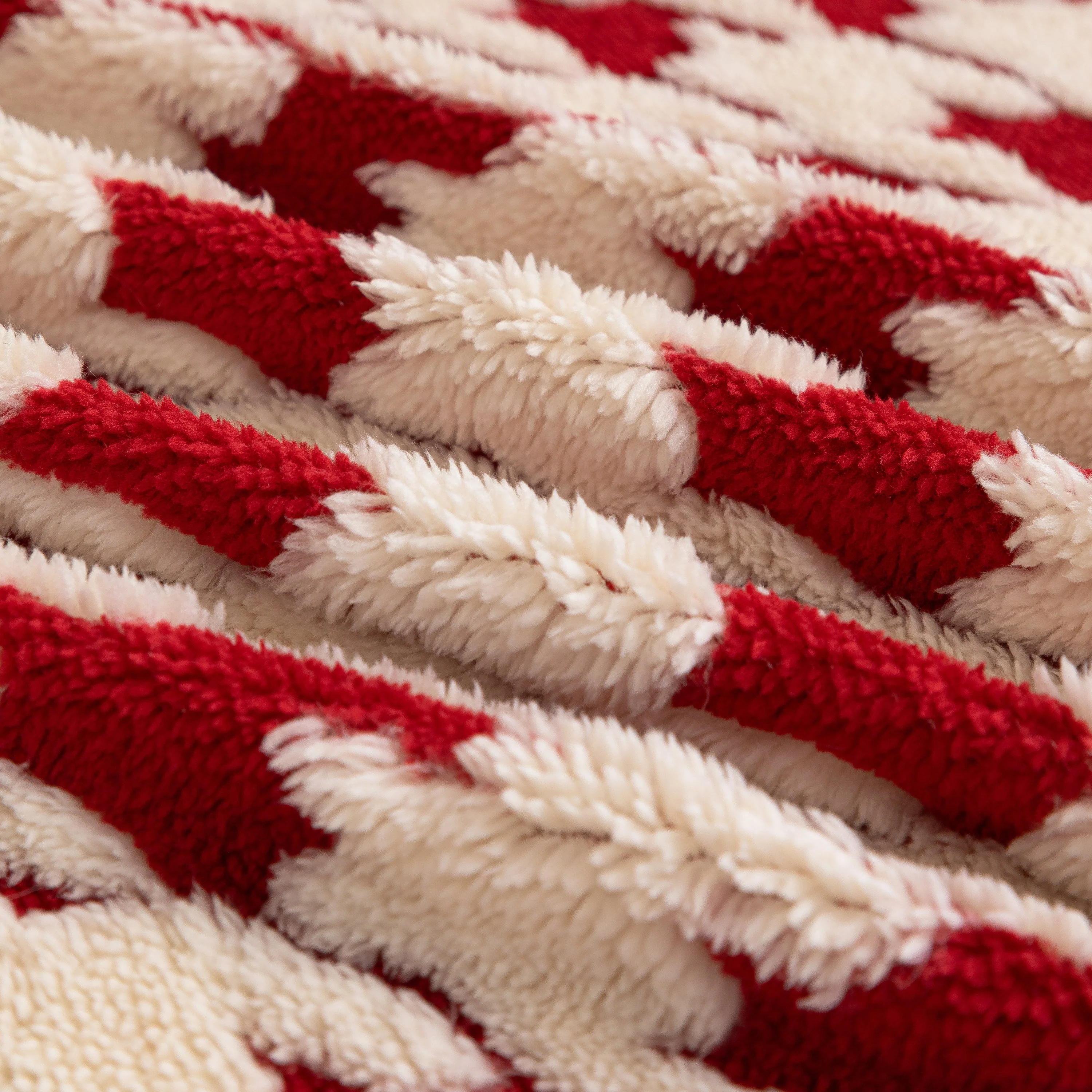 Jacquard Fleece Houndstooth Warm Cozy Couch Cover Blanket Decorative Throws for Sofas - Image 4
