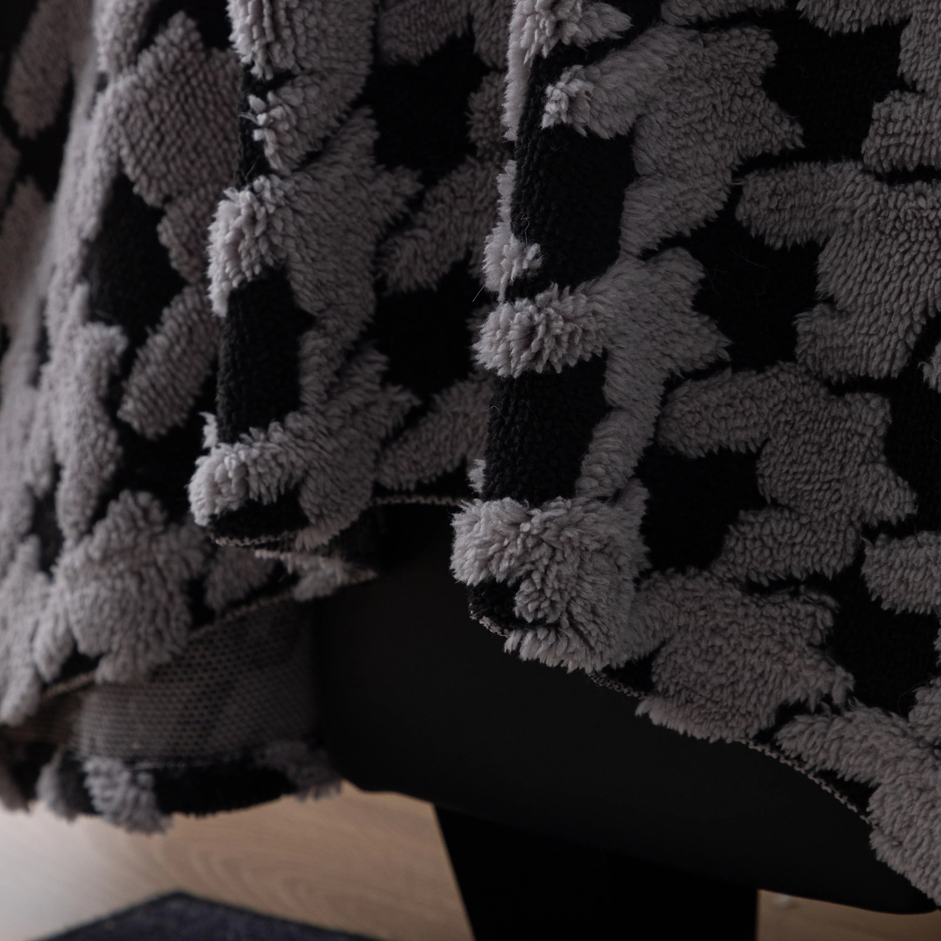 Jacquard Fleece Houndstooth Warm Cozy Couch Cover Blanket Decorative Throws for Sofas - Image 62