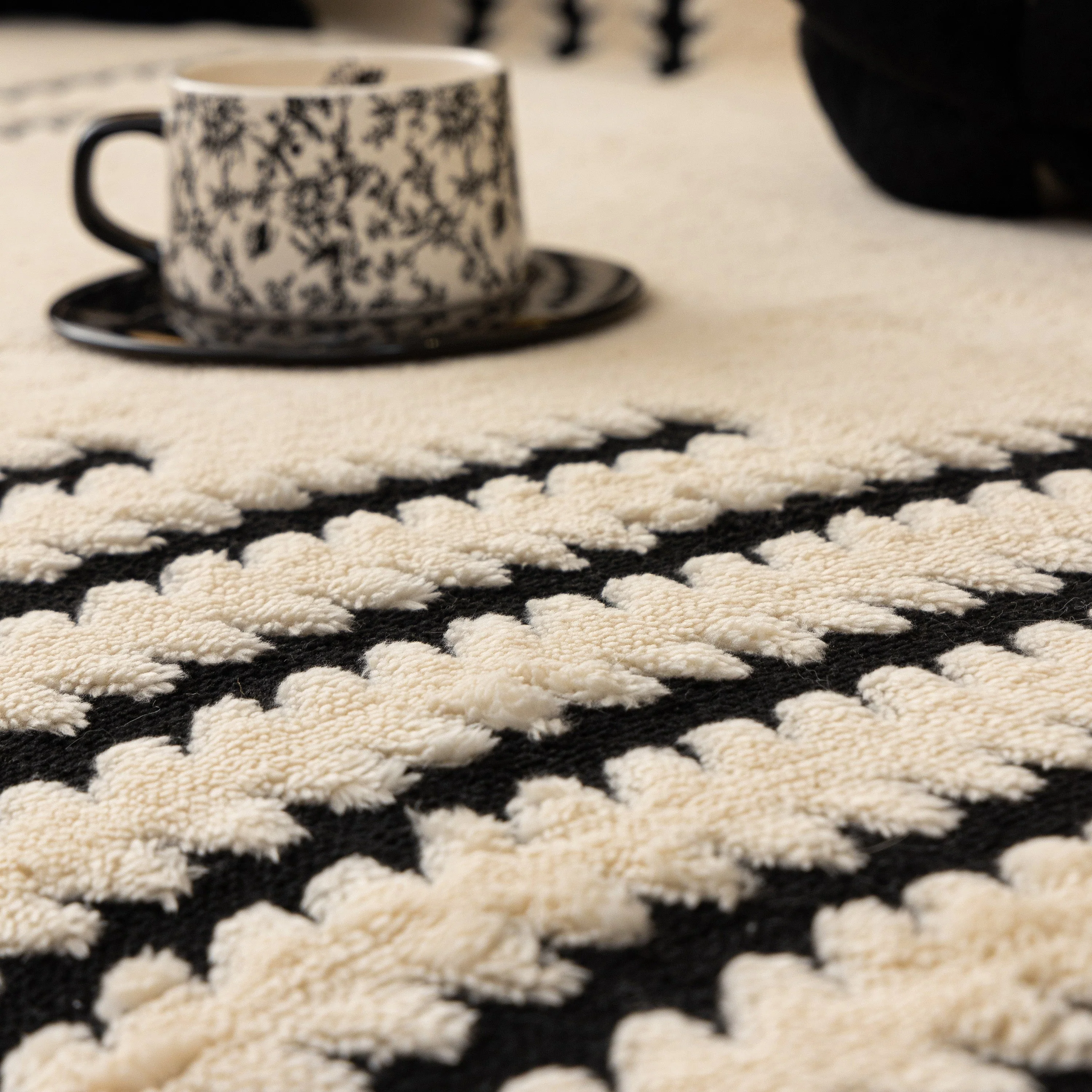 Jacquard Fleece Throw Blanket for Couch Plush Fuzzy Cozy Soft Blankets and Throws for Sofa - Image 102