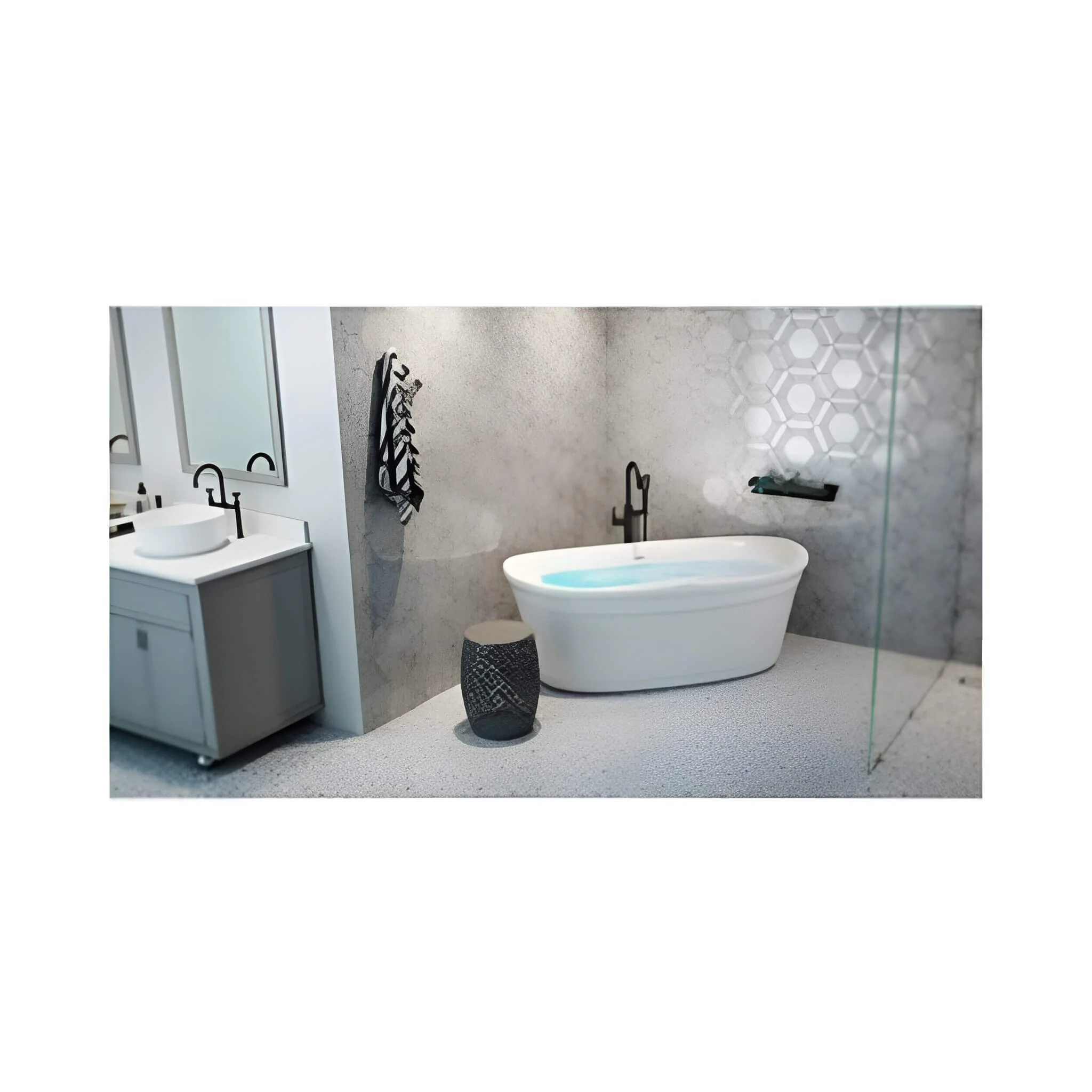 Jacuzzi Arga 67-Inch Classic Swirlpool™ Whirlpool Bathtub [JAGF6735PCL6IPW/M] (SAK85401) - Image 9