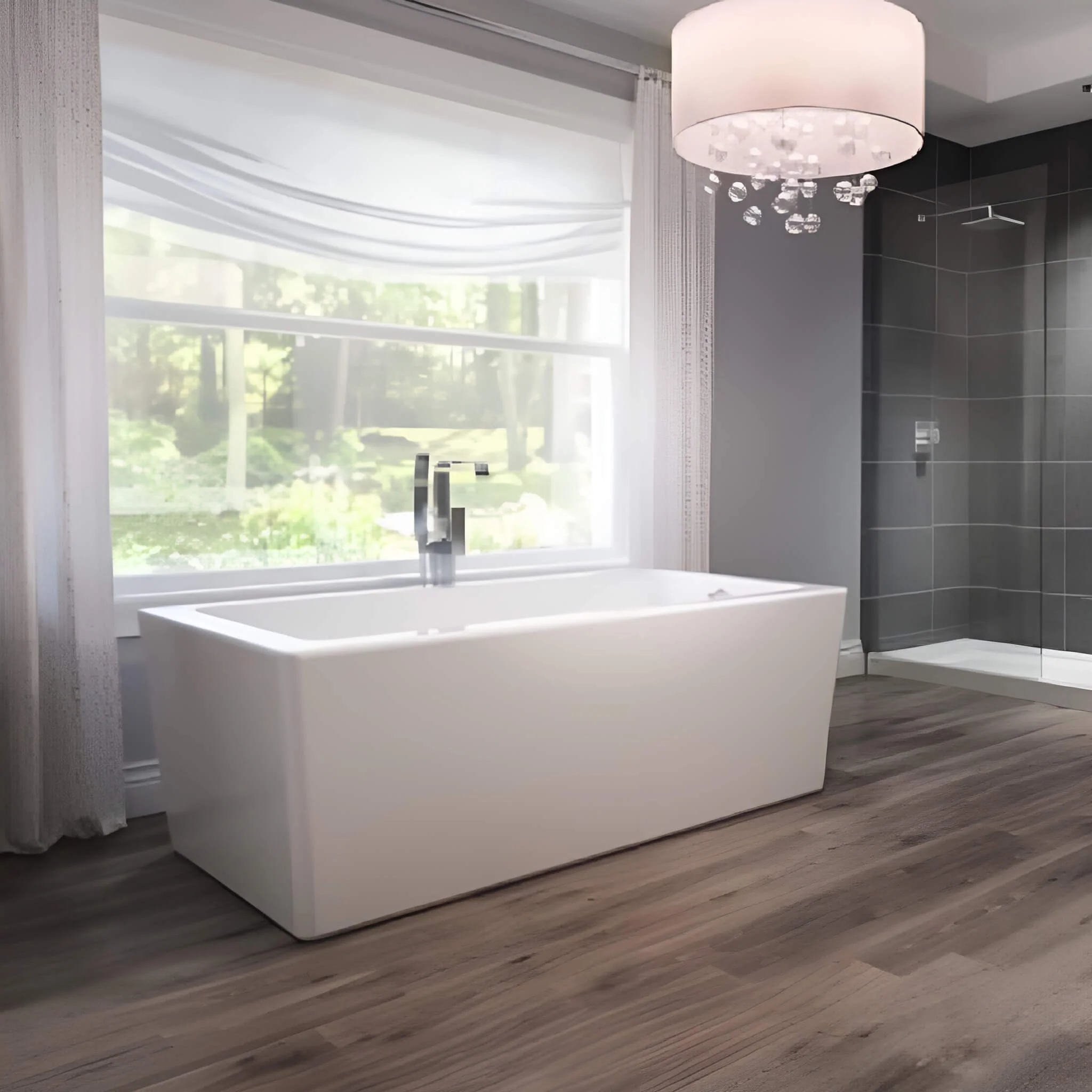 Jacuzzi Bianca 66-Inch Whirlpool Bath [JBIF6636WUR2CPWW/WC] (SAK41632) - Image 5