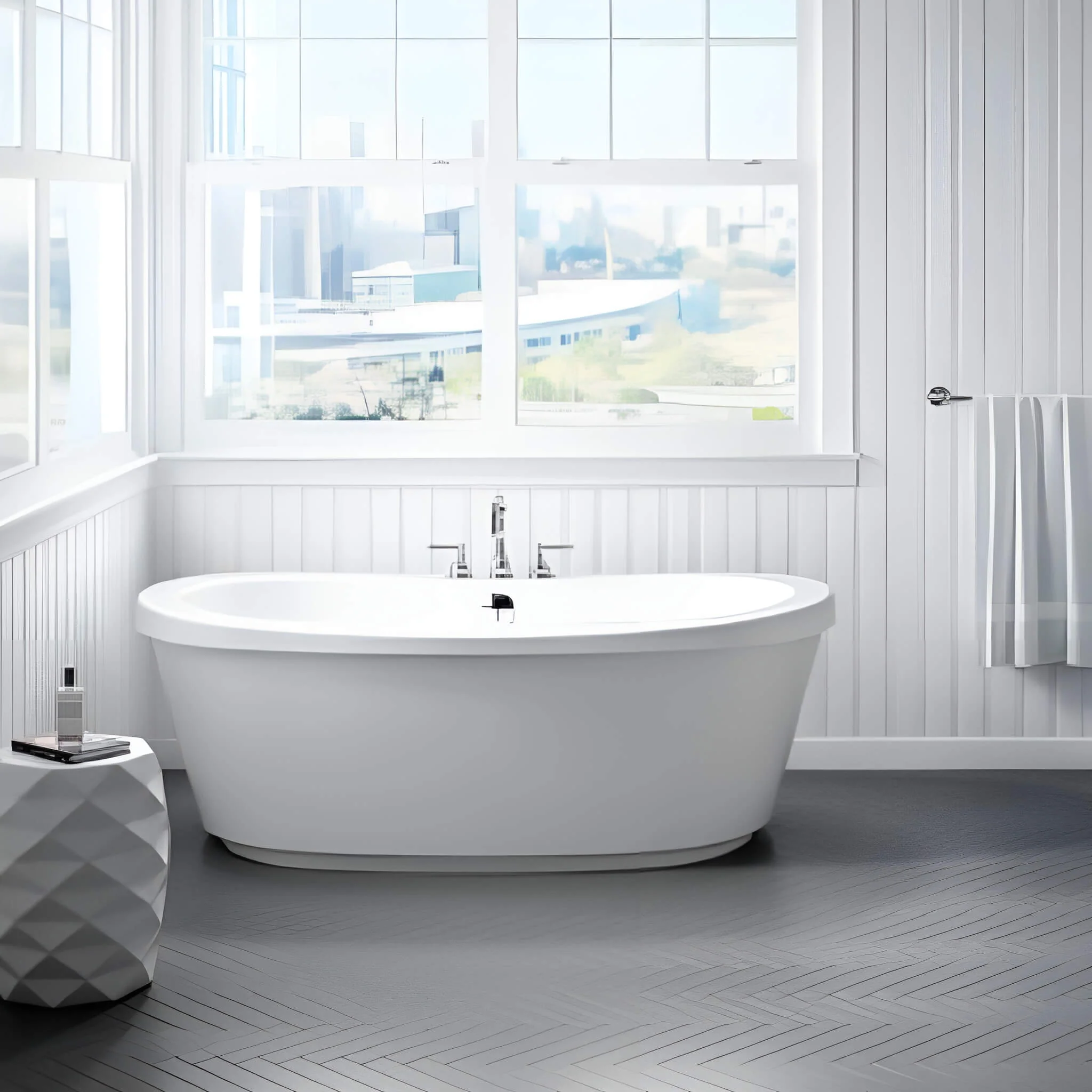 Jacuzzi Bravo 66-Inch Freestanding Air Tub [JBRF6636ACX2XXW/B/Y] (SAK95865) - Image 6