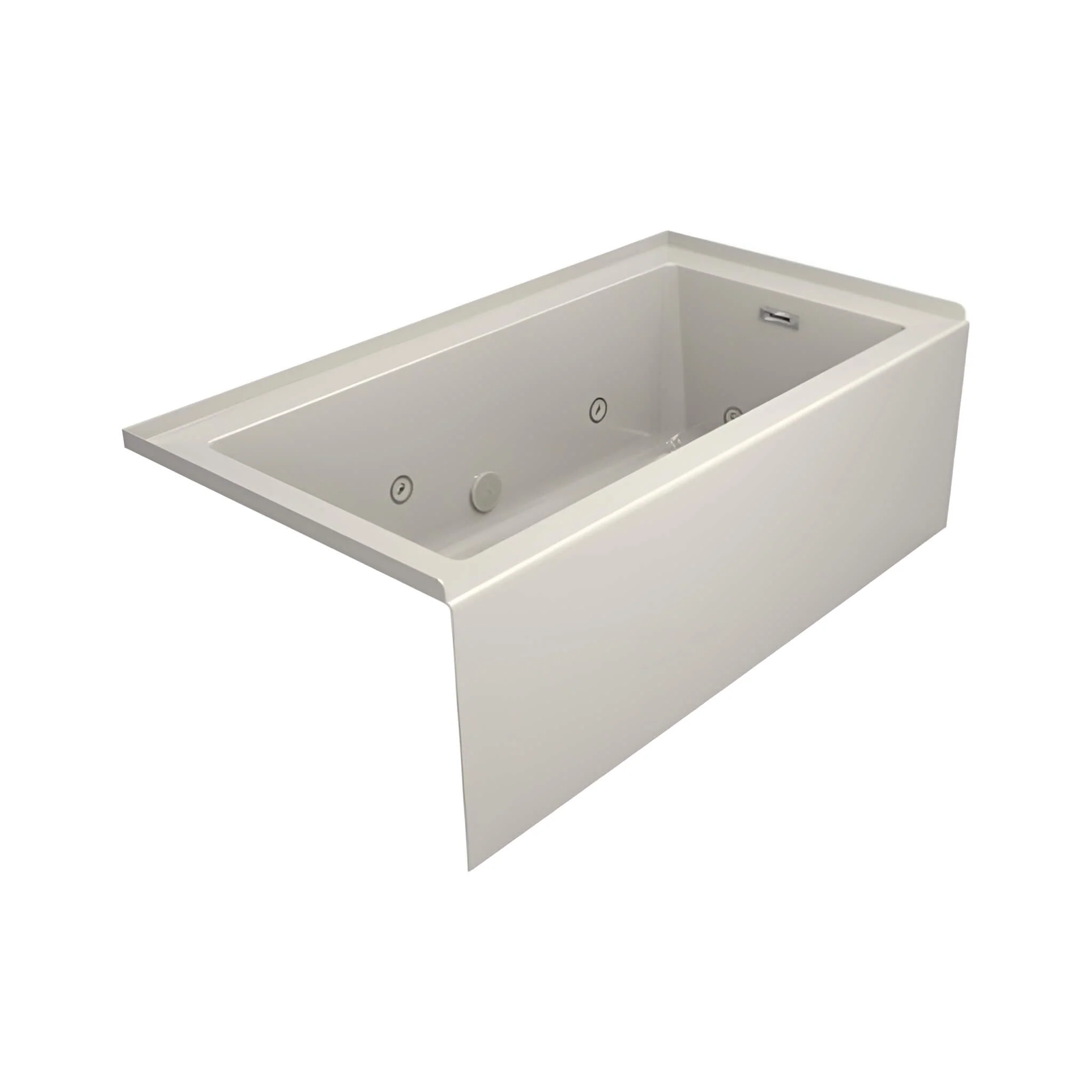 Jacuzzi Linea 60-Inch Luxury 3 Wall Alcove Whirlpool Bath With 8 Adjustable Jets [JLNS6032WRL2XXWW/YY] (SAK19326) - Image 5