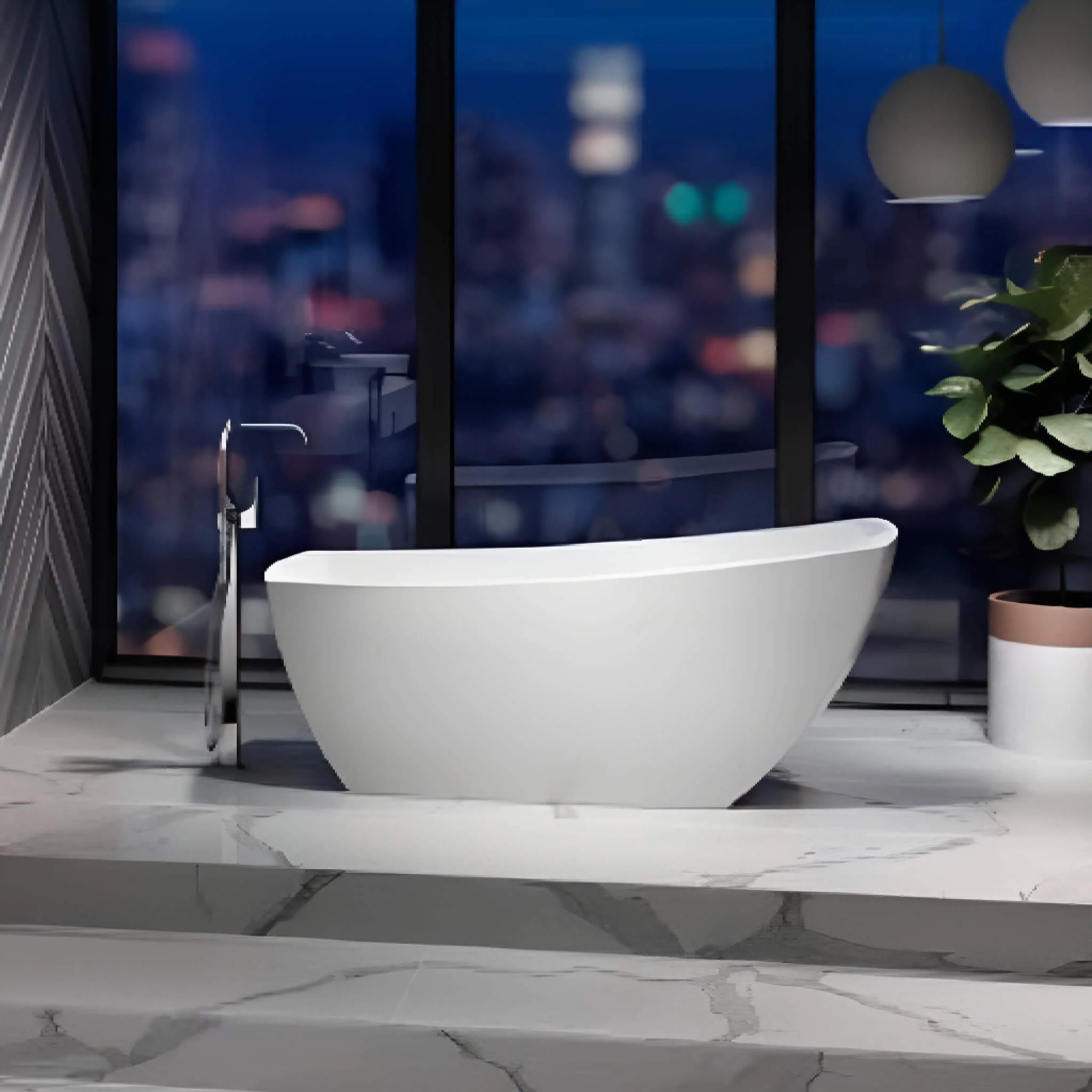 Jacuzzi Stella Unique Size Soaking Tub [JSTF6731BUXXXXW/G] (SAK70841) - Image 5