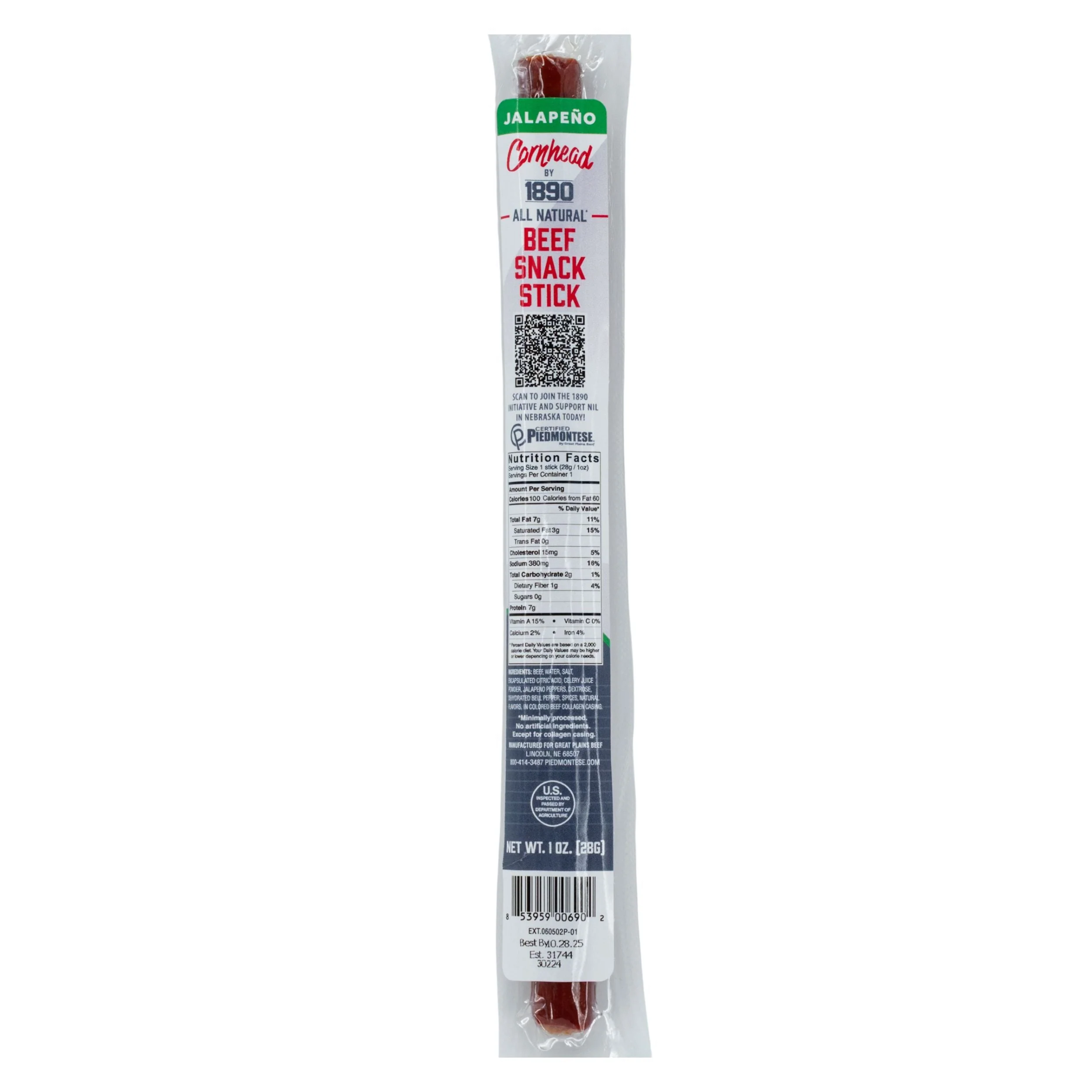 Jalapeno Flavor Beef Stick | 1 oz | Pack of 12 | JVL Enterprises - Image 2