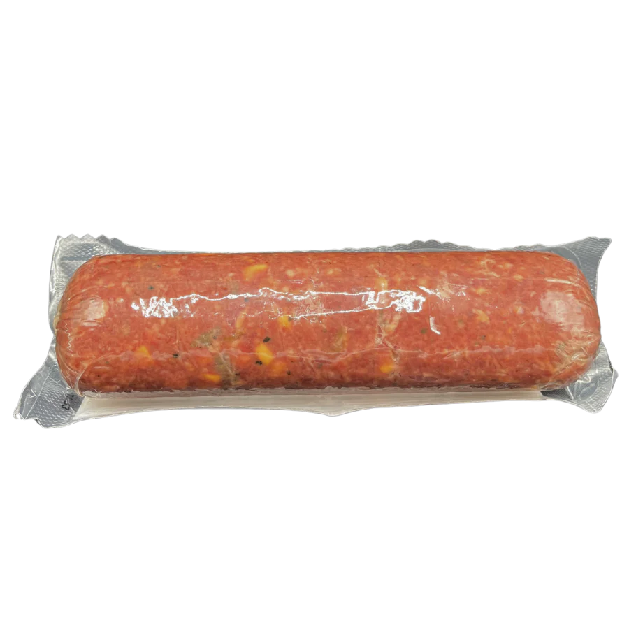 Jalapeno Peppercheese Bison Summer Sausage | Pack of 3 | 7-8 oz | Nebraska Bison - Image 3