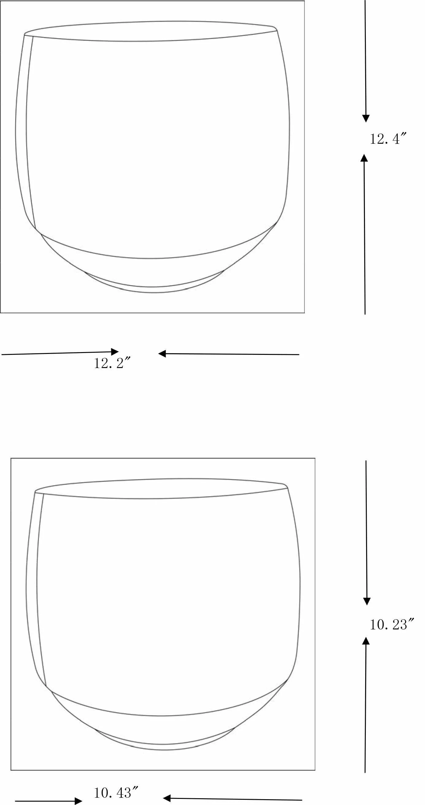 Janamuato White Geometric Cement Planter - Image 10