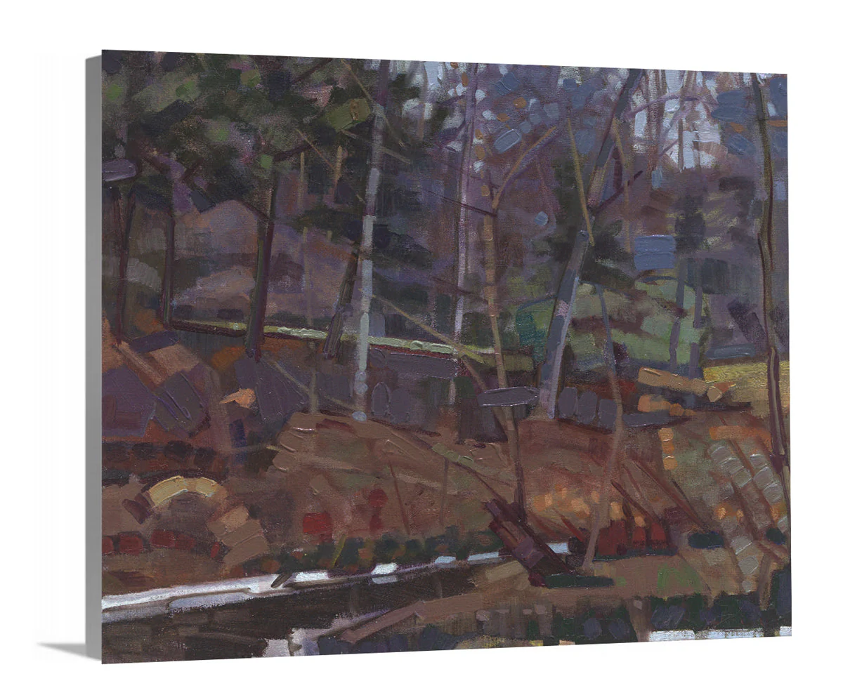 January Thaw - Open Edition Canvas Print - Image 7