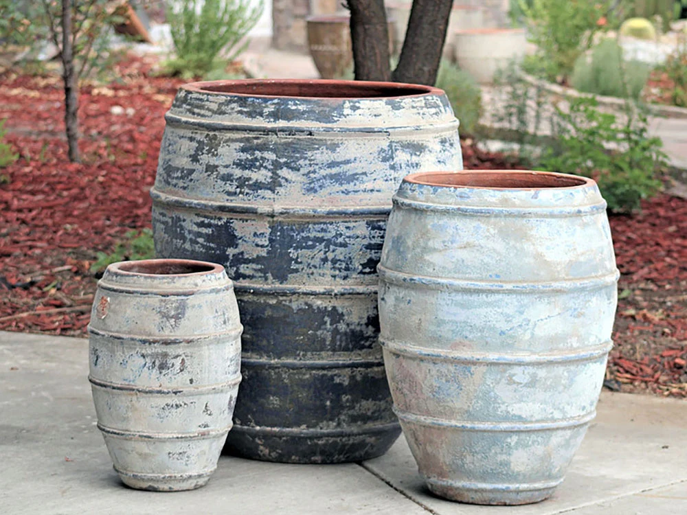 Jar With Lines - Set of 3 By Plantatorem