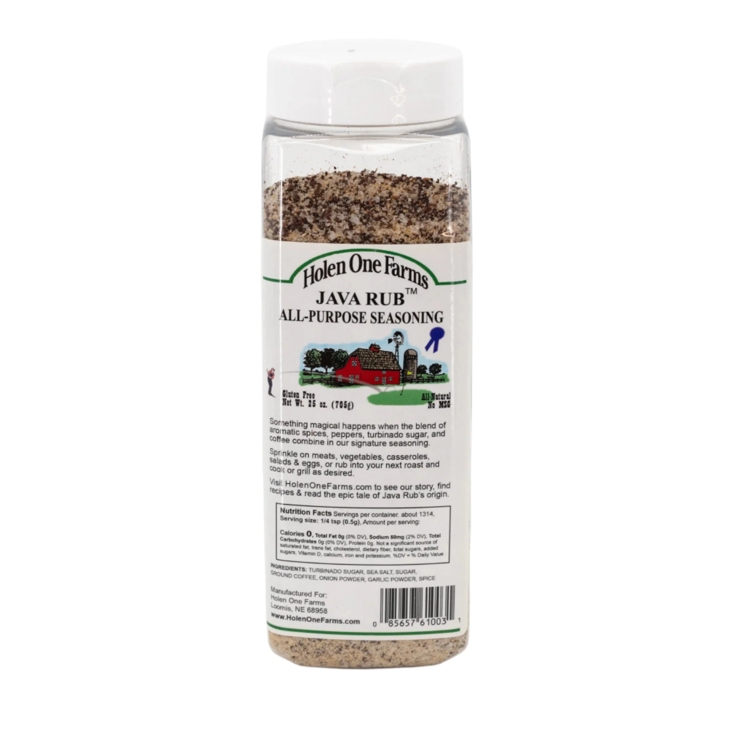 Java Rib and Roast Rub | 25 oz | Pack of 2 | Holen One Farms - Image 2