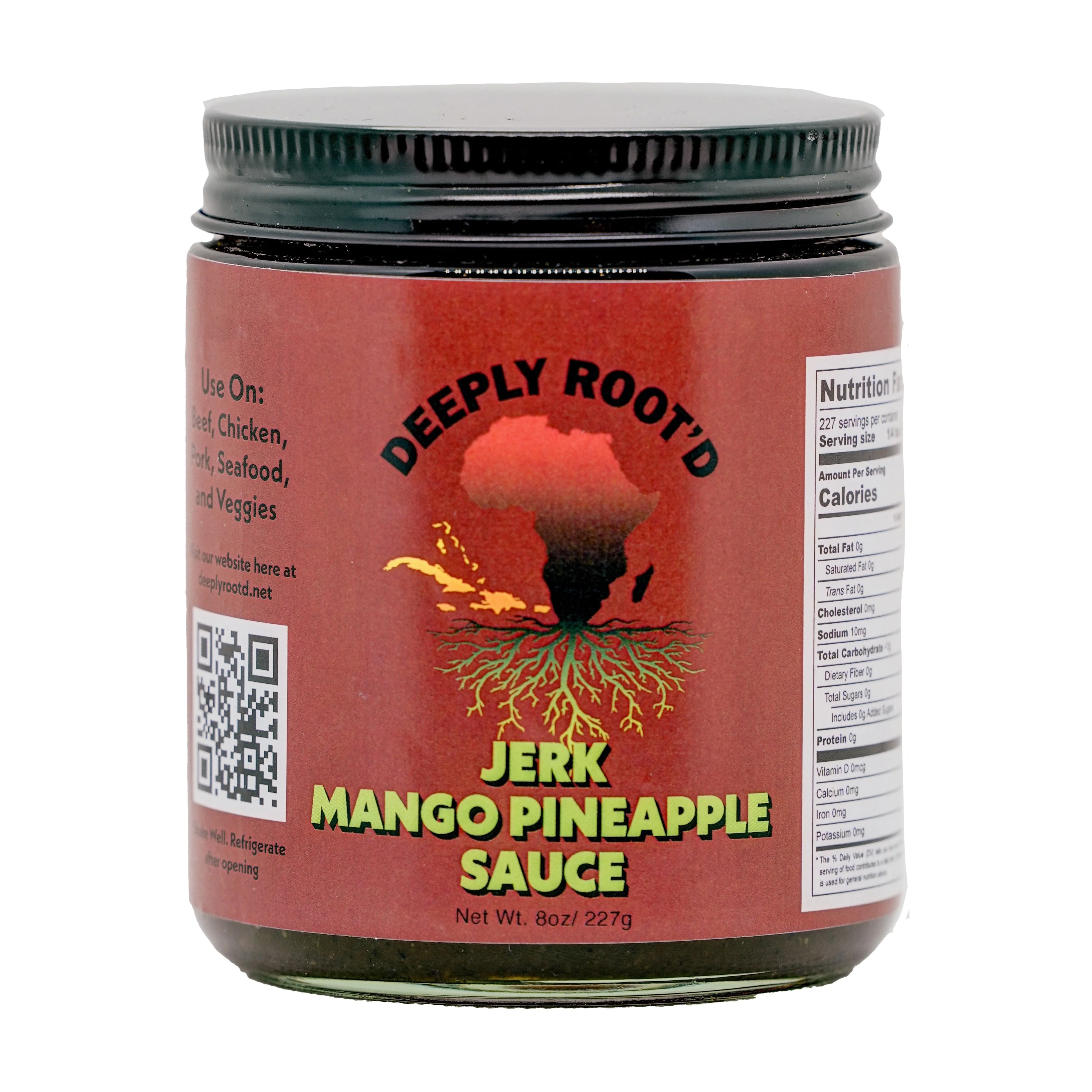 Jerk Mango Pineapple Sauce | Pack of 3 | 8 oz | Deeply Root'd - Image 2