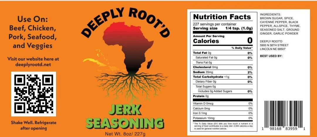 Jerk Seasoning | Pack of 2 | 8 oz | Deeply Root'd - Image 4