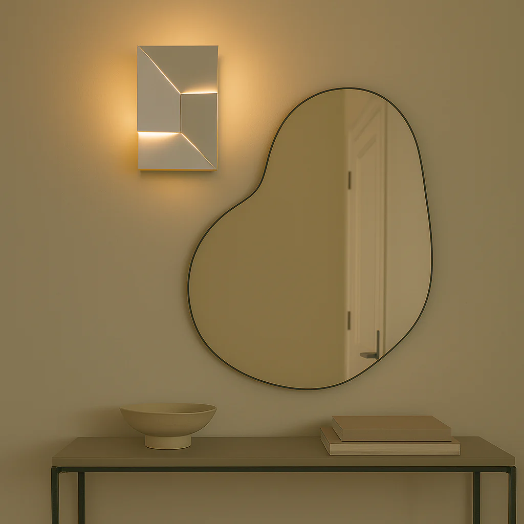 Jigsaw Modern LED Wall Light, Geometric Minimalist Sconce with Warm White Glow - Image 5