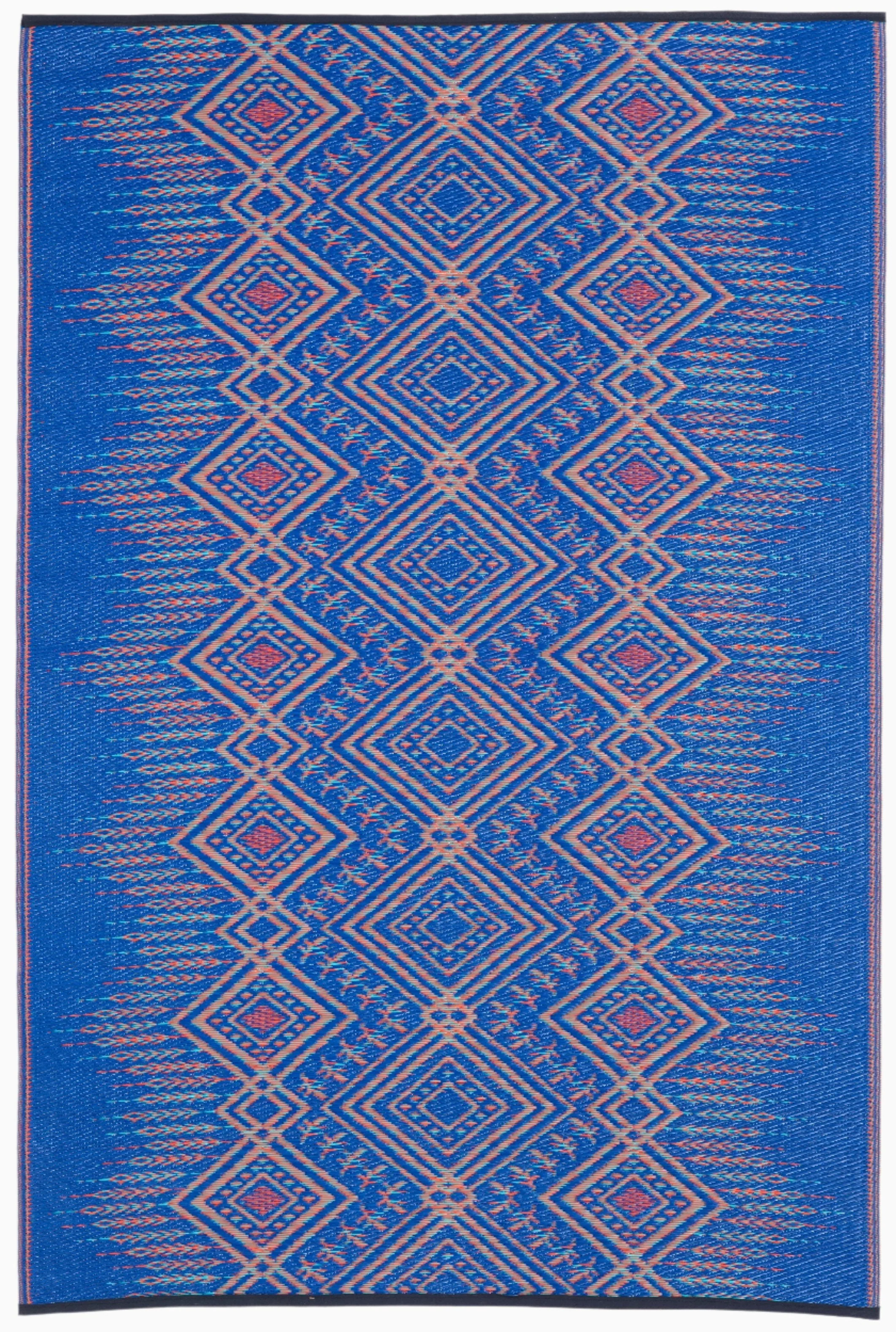 Jodhpur - Multi Blue Outdoor Rug for Patio - Image 2