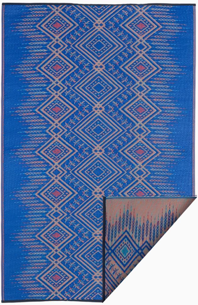 Jodhpur - Multi Blue Outdoor Rug for Patio - Image 6