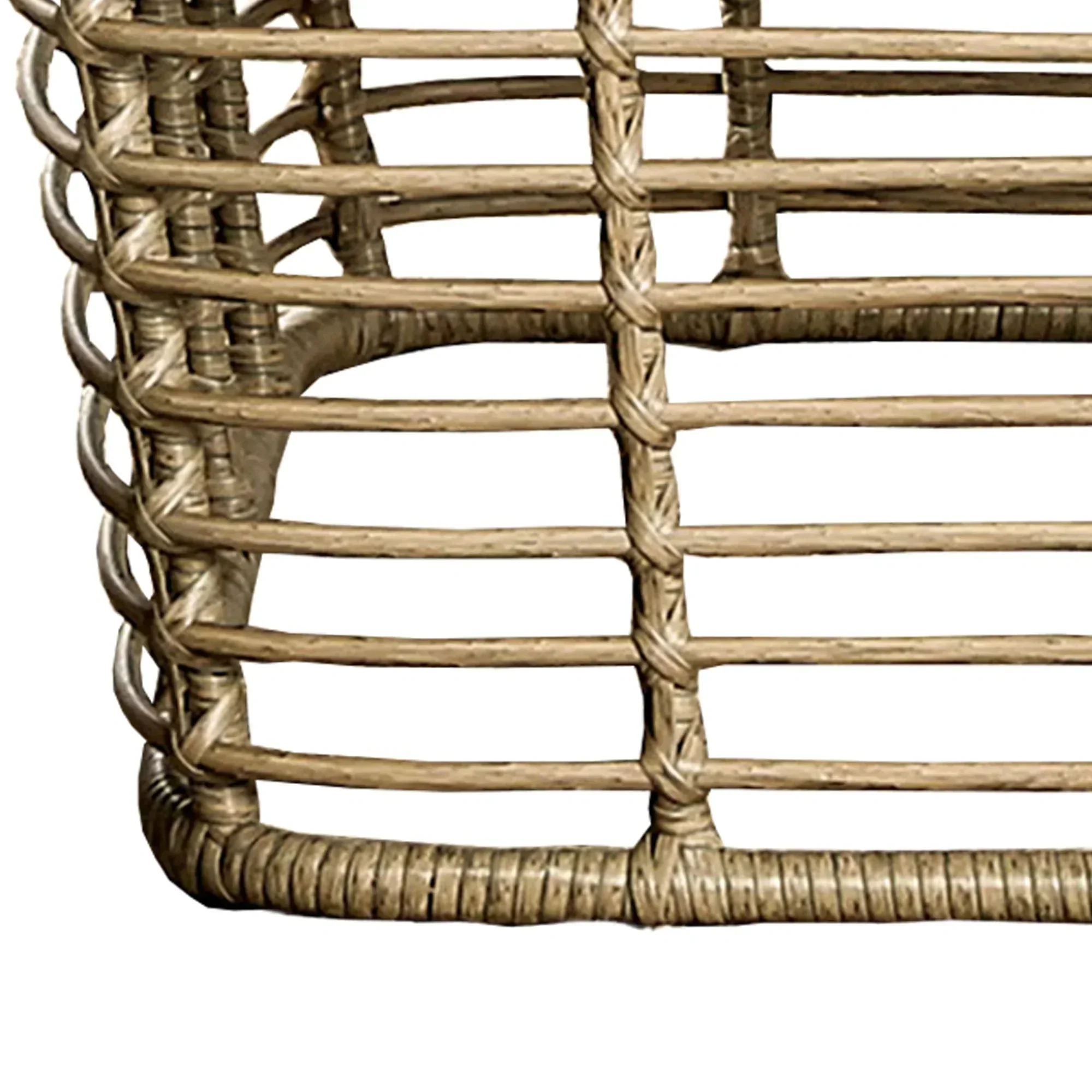 Johari Contemporary 3-Piece Outdoor Rattan Conversation Set - Image 9