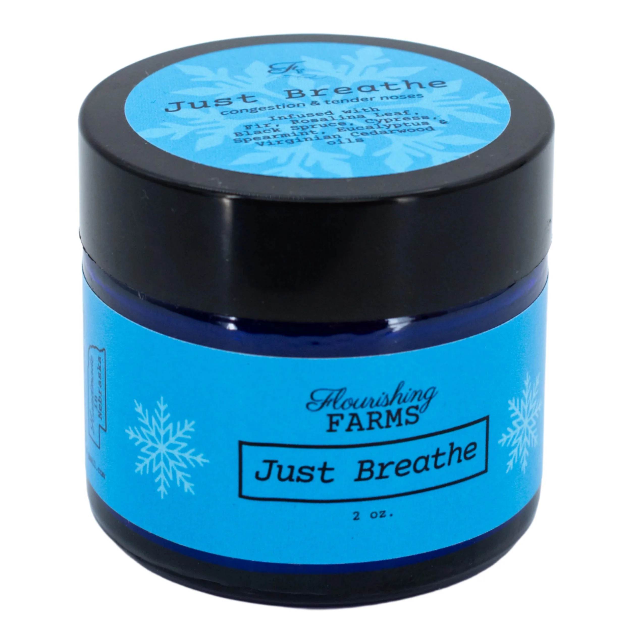 Just Breathe | Congestion and Tender Nose Cream | 2 oz | Flourishing Farms - Image 3