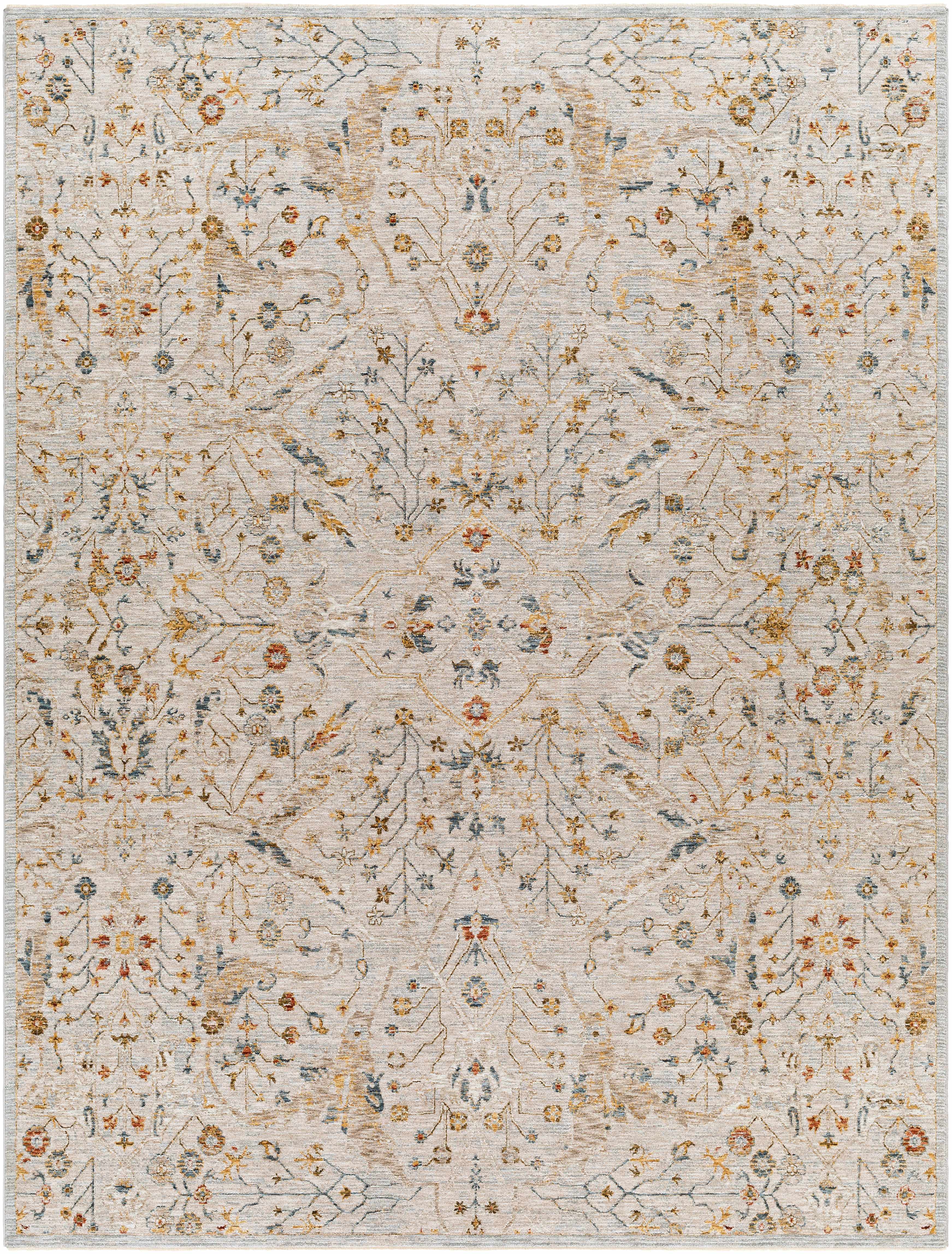 Kabungahan Oushak Style Floral Rug - Image 13
