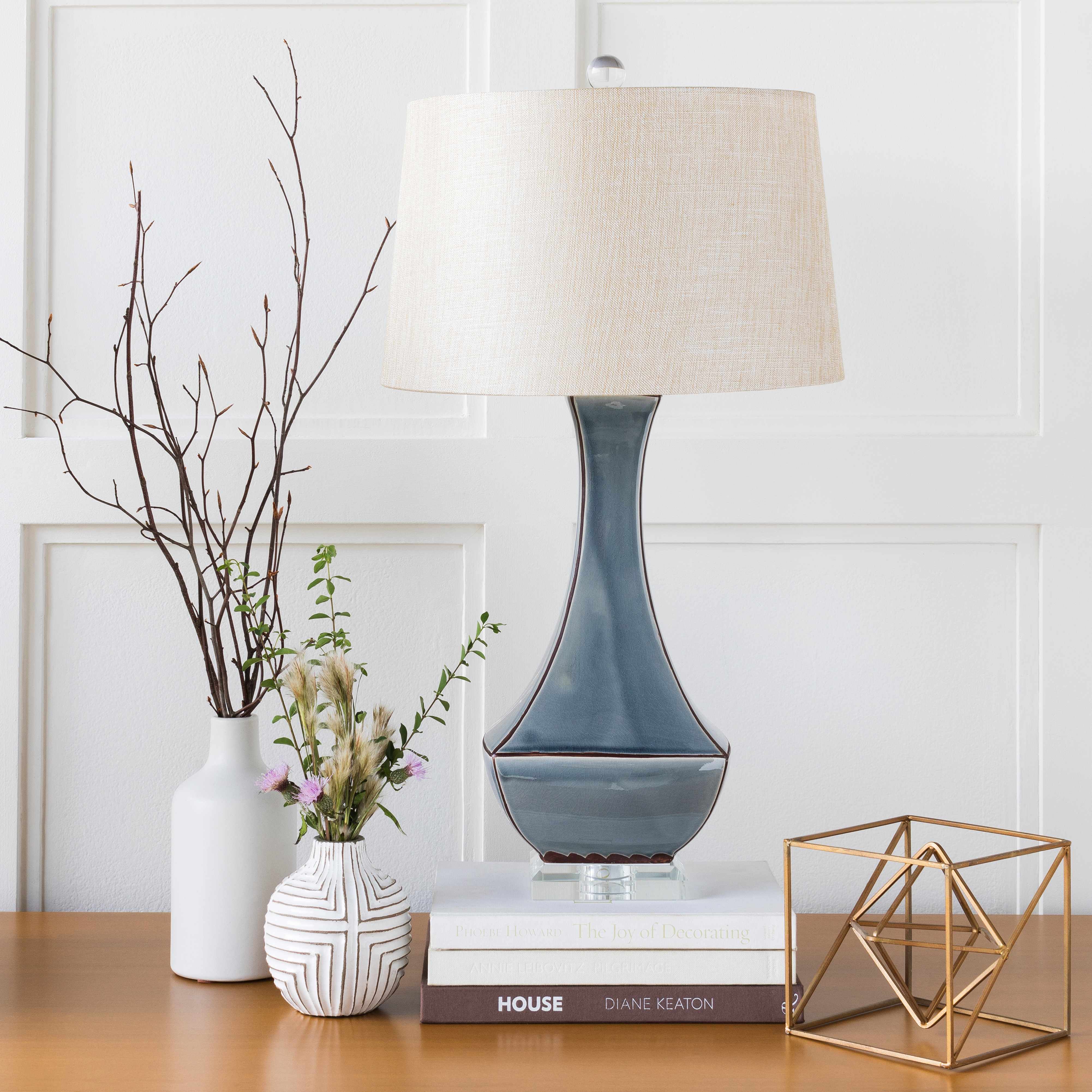 Kalilangan Gray Ceramic Table Lamp - Image 14