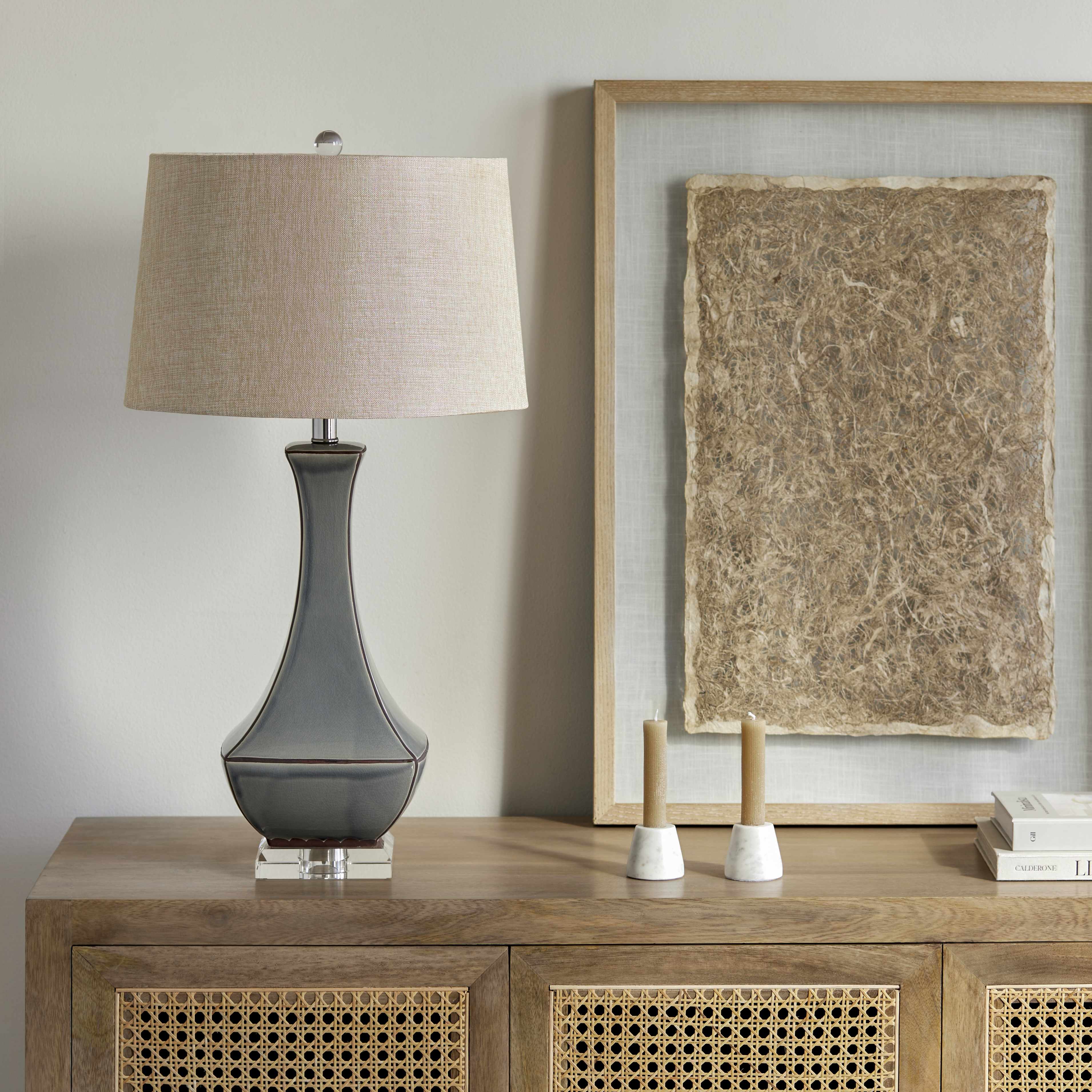 Kalilangan Gray Ceramic Table Lamp - Image 15