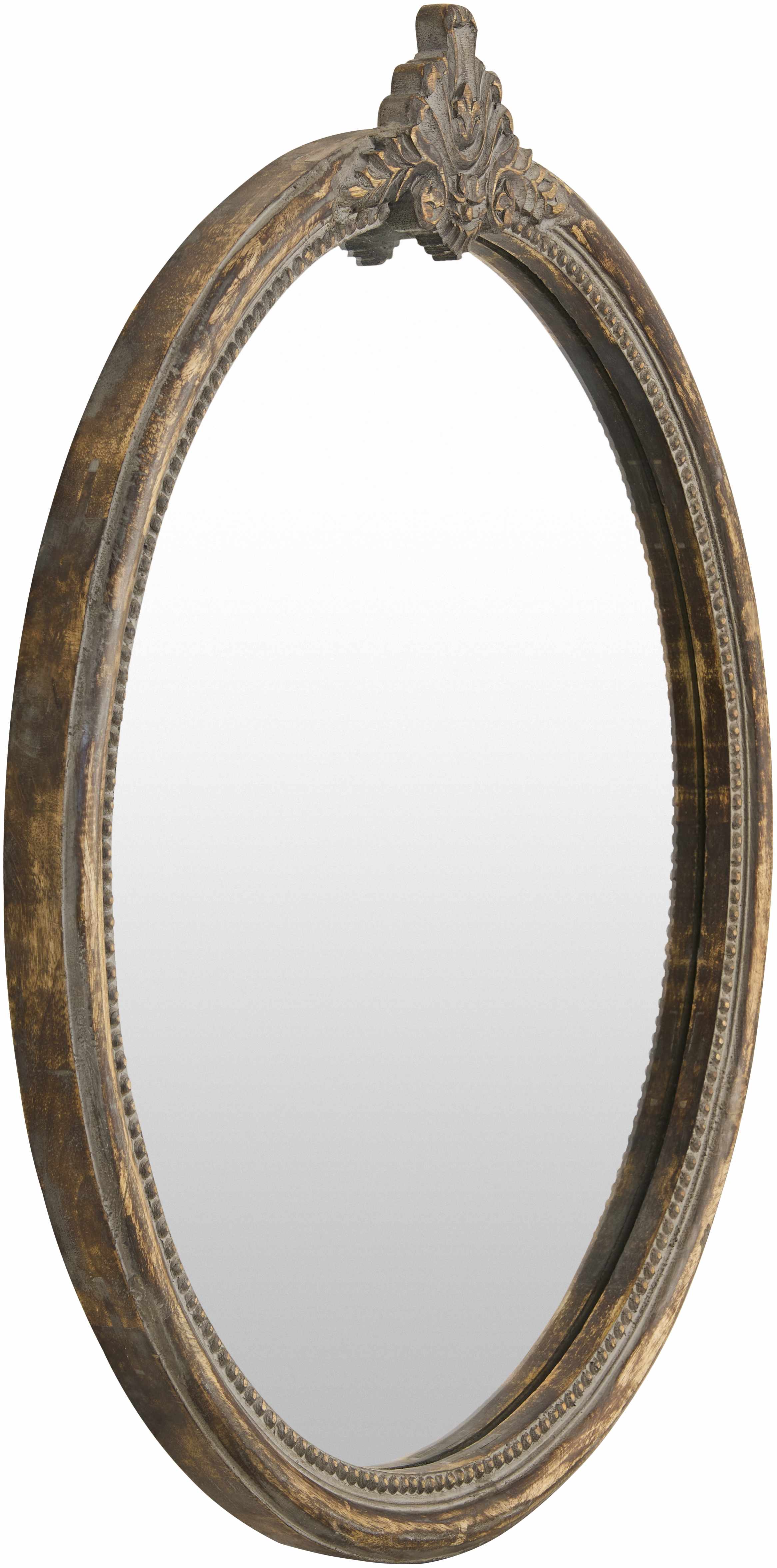 Kandersteg Dark Red Accent Mirror - Image 2