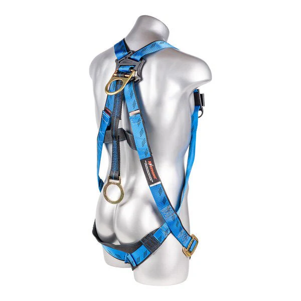 Kapture 3 Point Essential Full Body Harness - Dorsal D-Ring with 18" Ext O-Ring - Pull Thru Legs - All Sizes - Image 4