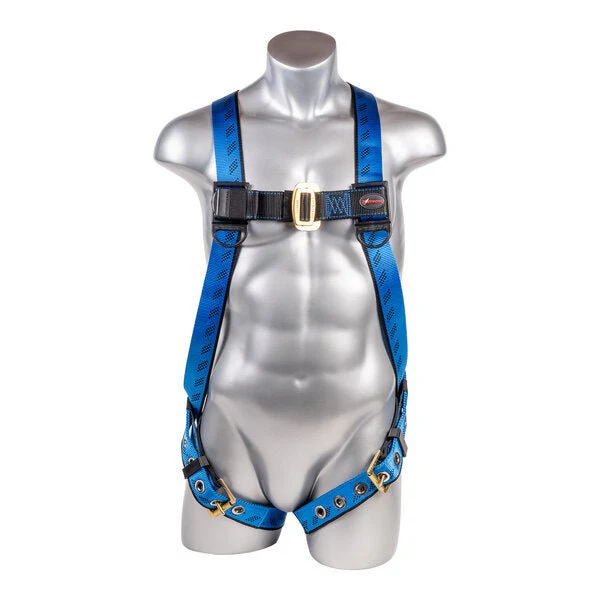 Kapture 3 Point Essential Full Body Harness - Dorsal D-Ring with 18" Ext O-Ring - Tongue Buckle Legs - All Sizes