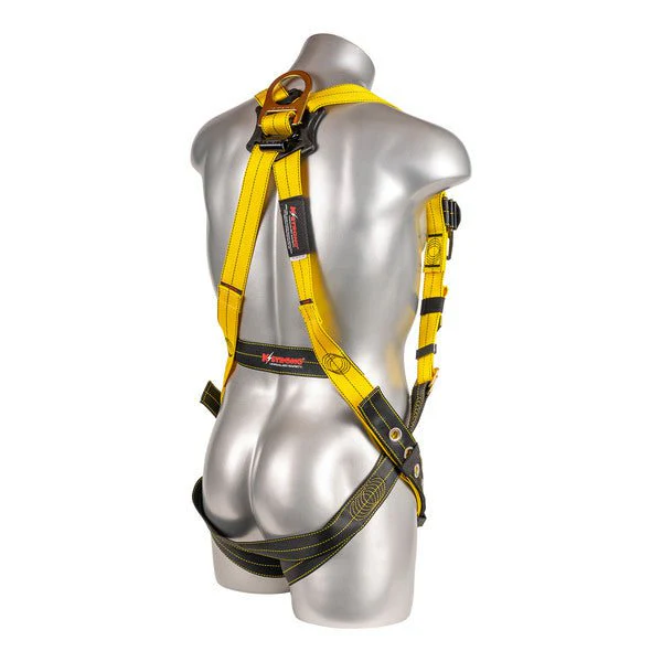 Kapture 5 Point Element Full Body Harness - 2 D-Rings QC Chest - Tongue Buckle Legs - Revolta Oil & Water Rep Webbing - All Sizes - Image 4