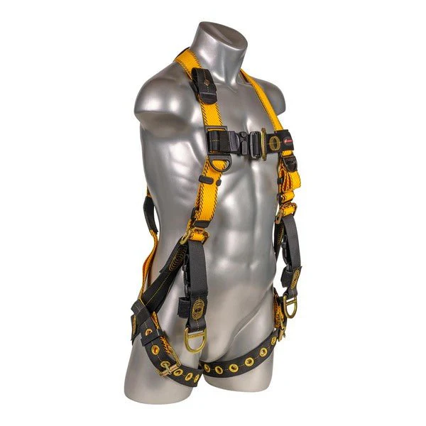 Kapture 5 Point Element Full Body Harness - Oil & Gas Derrick Series - 3 D-Rings - Tongue Buckle Legs - All Sizes - Image 3