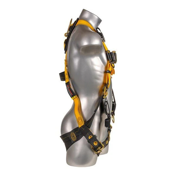 Kapture 5 Point Element Full Body Harness - Oil & Gas Derrick Series - 3 D-Rings - Tongue Buckle Legs - All Sizes - Image 5