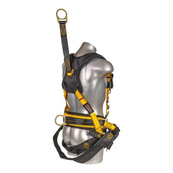 Kapture 5 Point Element Full Body Harness - Oil & Gas Derrick Series - 4 D-Rings - Tongue Buckle Legs - Shoulder Pads & Waist Belt - All Sizes - Image 4