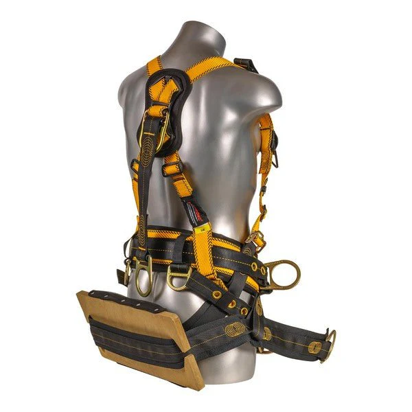 Kapture 5 Point Element Full Body Harness - Oil & Gas Derrick Series - 7 D-Rings - Tongue Buckle Legs - Shoulder Pads & Waist Belt - Bosun Chair - All Sizes - Image 3