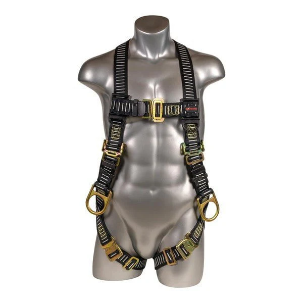 Kapture 5 Point Element Full Body Harness - Welding Series - 3 D-Rings - Mating Buckle Chest - QC Legs - All Sizes - Image 2