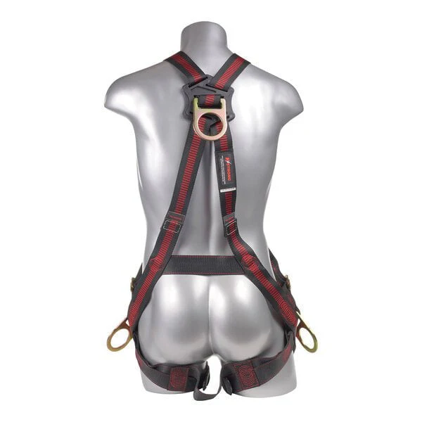 Kapture 5 Point Elite Full Body Harness - Crossover Design - 4 D-Rings - Pull Thru Legs - All Sizes - Image 2