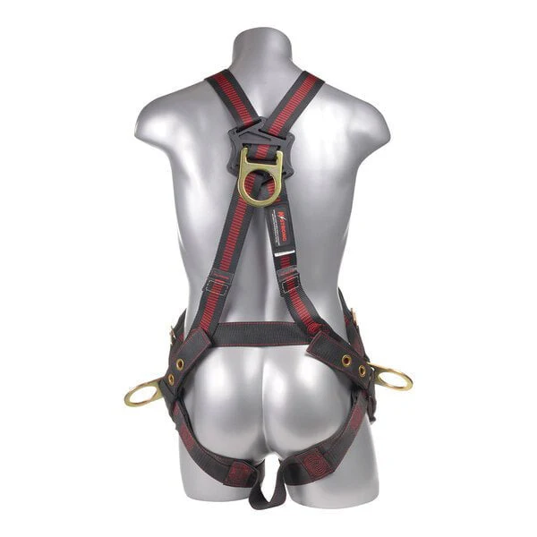 Kapture 5 Point Elite Full Body Harness - Crossover Design - 4 D-Rings - Tongue Buckle Legs - All Sizes - Image 2