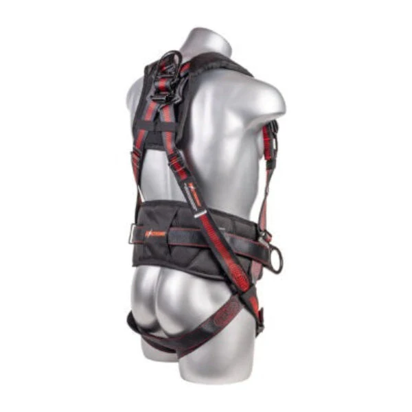 Kapture 5 Point Epic Full Body Harness - 3 D-Rings - QC Chest - Tongue Buckle Legs - Shoulder Pads & Waist Belt - All Sizes - Image 3
