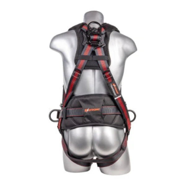 Kapture 5 Point Epic Full Body Harness - 3 D-Rings - QC Chest - Tongue Buckle Legs - Shoulder Pads & Waist Belt - All Sizes - Image 4