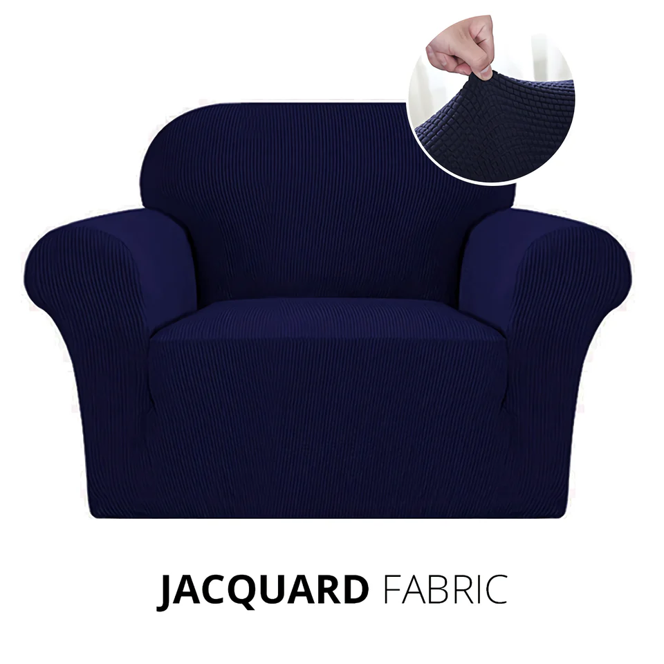 KAS Armchair Cover 4-Styles Elastic Sofa Cover Couch Covers for Living Room Stretchable Slipcover for Chairs - 1 Seater Chair Slip Cover - Image 10