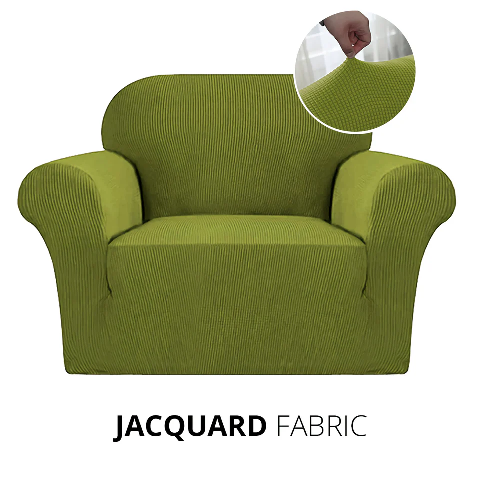 KAS Armchair Cover 4-Styles Elastic Sofa Cover Couch Covers for Living Room Stretchable Slipcover for Chairs - 1 Seater Chair Slip Cover - Image 11