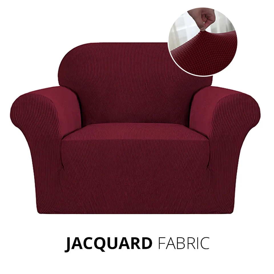 KAS Armchair Cover 4-Styles Elastic Sofa Cover Couch Covers for Living Room Stretchable Slipcover for Chairs - 1 Seater Chair Slip Cover - Image 12