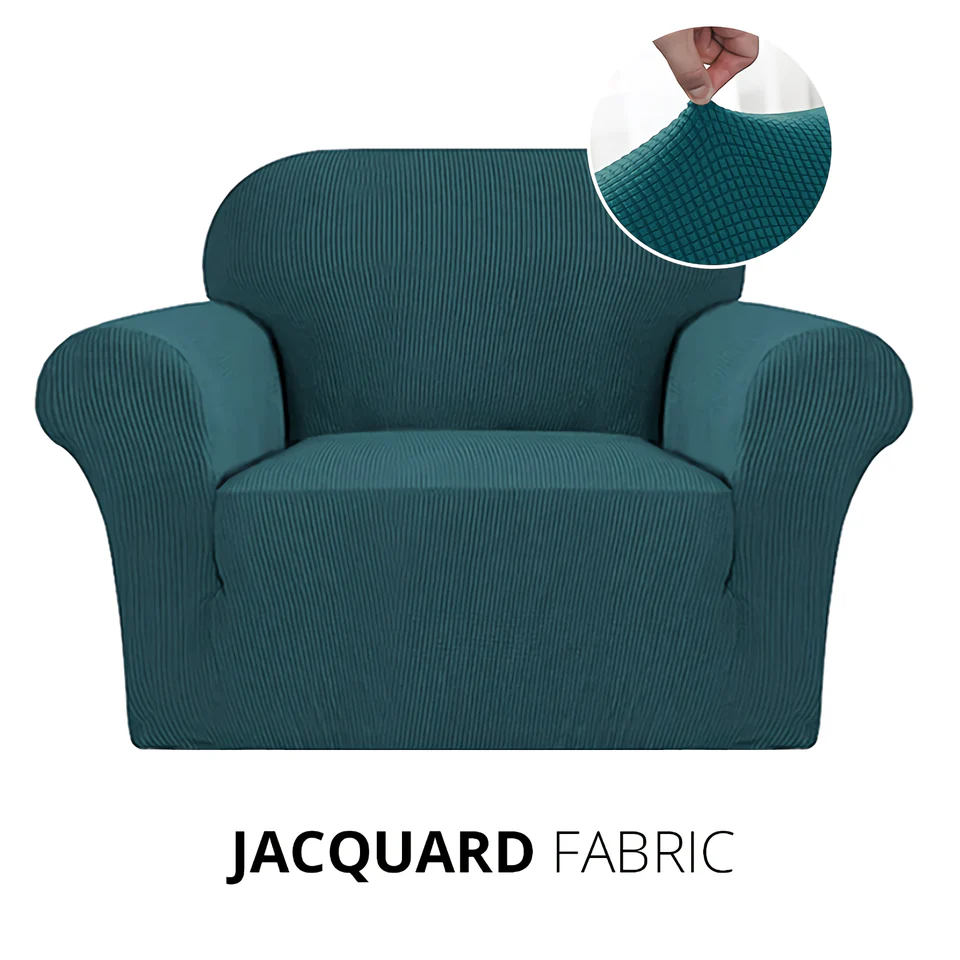 KAS Armchair Cover 4-Styles Elastic Sofa Cover Couch Covers for Living Room Stretchable Slipcover for Chairs - 1 Seater Chair Slip Cover - Image 13