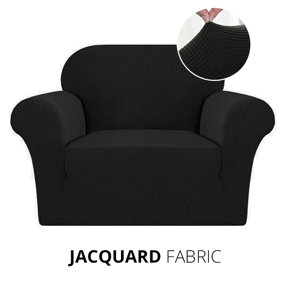 KAS Armchair Cover 4-Styles Elastic Sofa Cover Couch Covers for Living Room Stretchable Slipcover for Chairs - 1 Seater Chair Slip Cover - Image 14