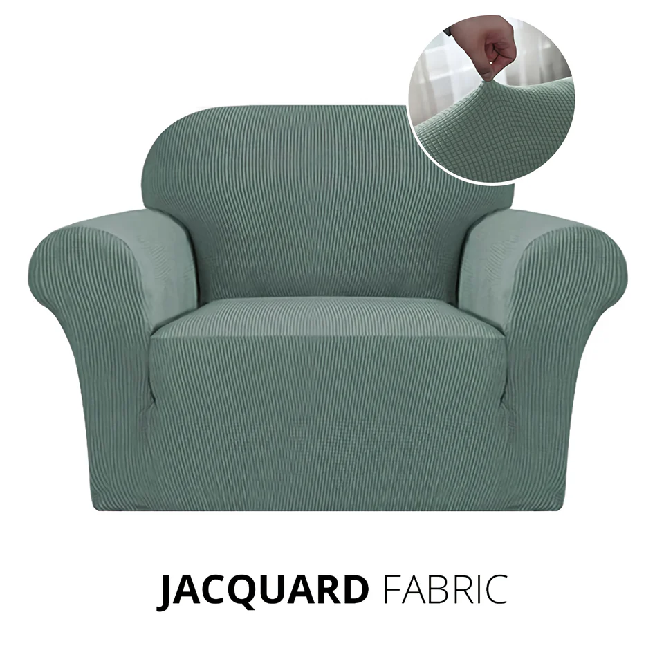 KAS Armchair Cover 4-Styles Elastic Sofa Cover Couch Covers for Living Room Stretchable Slipcover for Chairs - 1 Seater Chair Slip Cover - Image 15