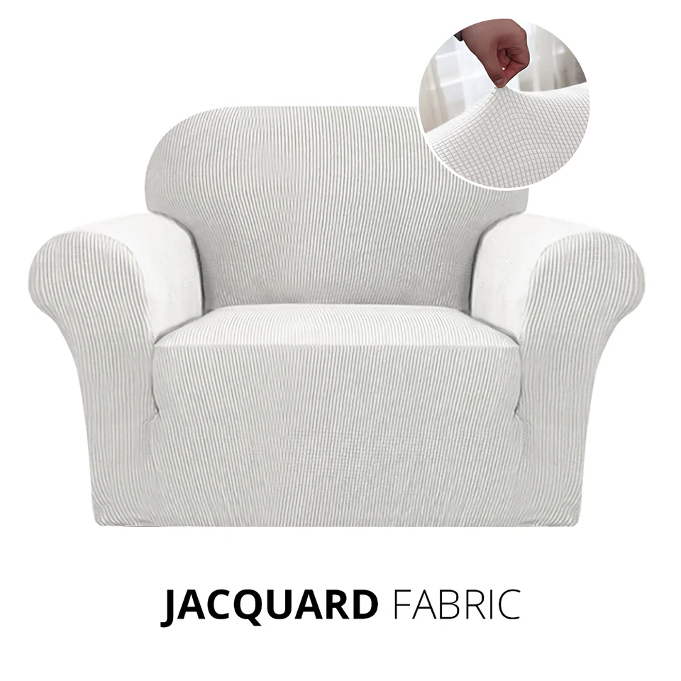 KAS Armchair Cover 4-Styles Elastic Sofa Cover Couch Covers for Living Room Stretchable Slipcover for Chairs - 1 Seater Chair Slip Cover - Image 17