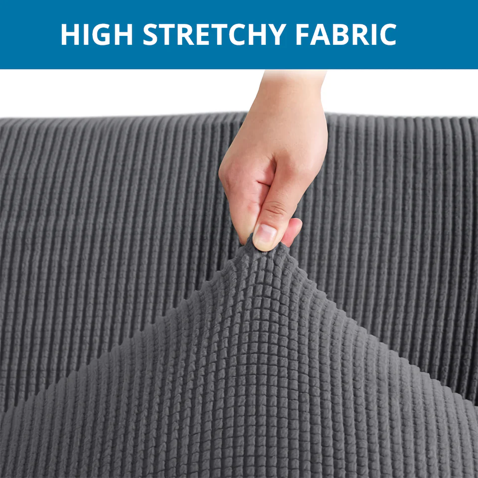 KAS Armchair Cover 4-Styles Elastic Sofa Cover Couch Covers for Living Room Stretchable Slipcover for Chairs - 1 Seater Chair Slip Cover - Image 2