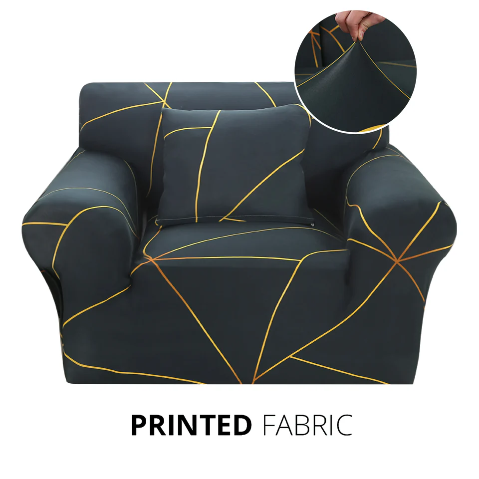 KAS Armchair Cover 4-Styles Elastic Sofa Cover Couch Covers for Living Room Stretchable Slipcover for Chairs - 1 Seater Chair Slip Cover - Image 27