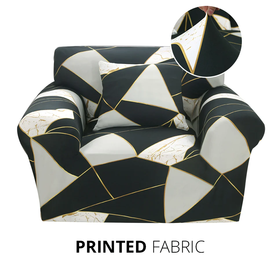 KAS Armchair Cover 4-Styles Elastic Sofa Cover Couch Covers for Living Room Stretchable Slipcover for Chairs - 1 Seater Chair Slip Cover - Image 28